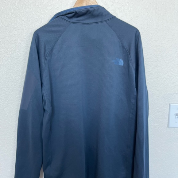 The North Face Mens Navy Blue Fleece Full Zip Up Jacket Size XL - Picture 3 of 5